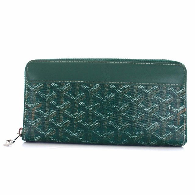 【お値引中】goyard ゴヤール 長財布 緑 グリーン 袋つき