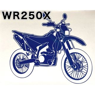 WR250X  車体 カッティングステッカー(車外アクセサリ)