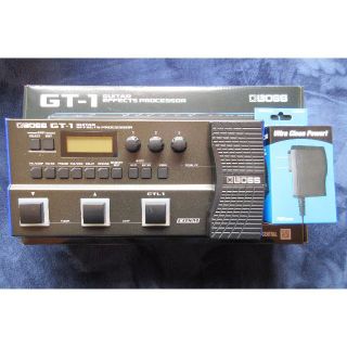 ボス(BOSS)のBOSS GT‐1 純正アダプタ付き ギター マルチエフェクター 2023年購入(エフェクター)