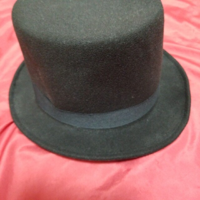 黒　シルクハット　ユニセックス レディースの帽子(ハット)の商品写真