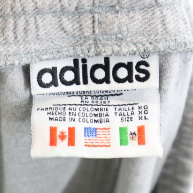 adidas(アディダス)のアディダス 80s トレフォイルロゴ ショートパンツ XL グレー adidas ボタンフライ メンズ  【220719】 【中古】 メンズのパンツ(ワークパンツ/カーゴパンツ)の商品写真