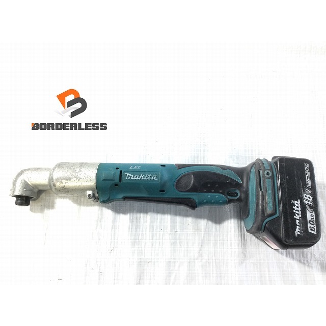 工具☆品☆makita マキタ 18V 充電式アングルインパクトドライバ TL061D 6.0Ahバッテリー1個(BL1860B)付 67551