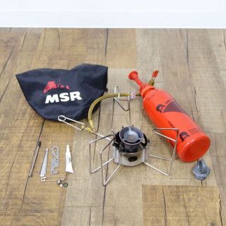 エムエスアール(MSR)のエムエスアール MSR DRAGONFLY ドラゴンフライ シングル ストーブ 旧ロゴ フューエルタンク 650ml バーナー 登山 キャンプ アウトドア(ストーブ/コンロ)