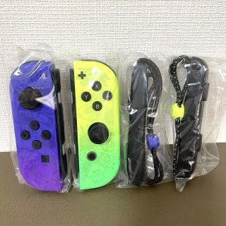 Nintendo Switch - 新品未使用 Joy-Con LR ストラップセット スプラ