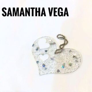 サマンサベガ(Samantha Vega)のサマンサヴェガ　キラキラバックチャーム♡ ハートアクセサリー(キーホルダー)