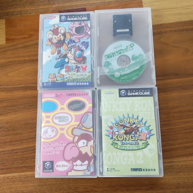 ニンテンドーゲームキューブ - ゲームキューブソフト4本&メモリー