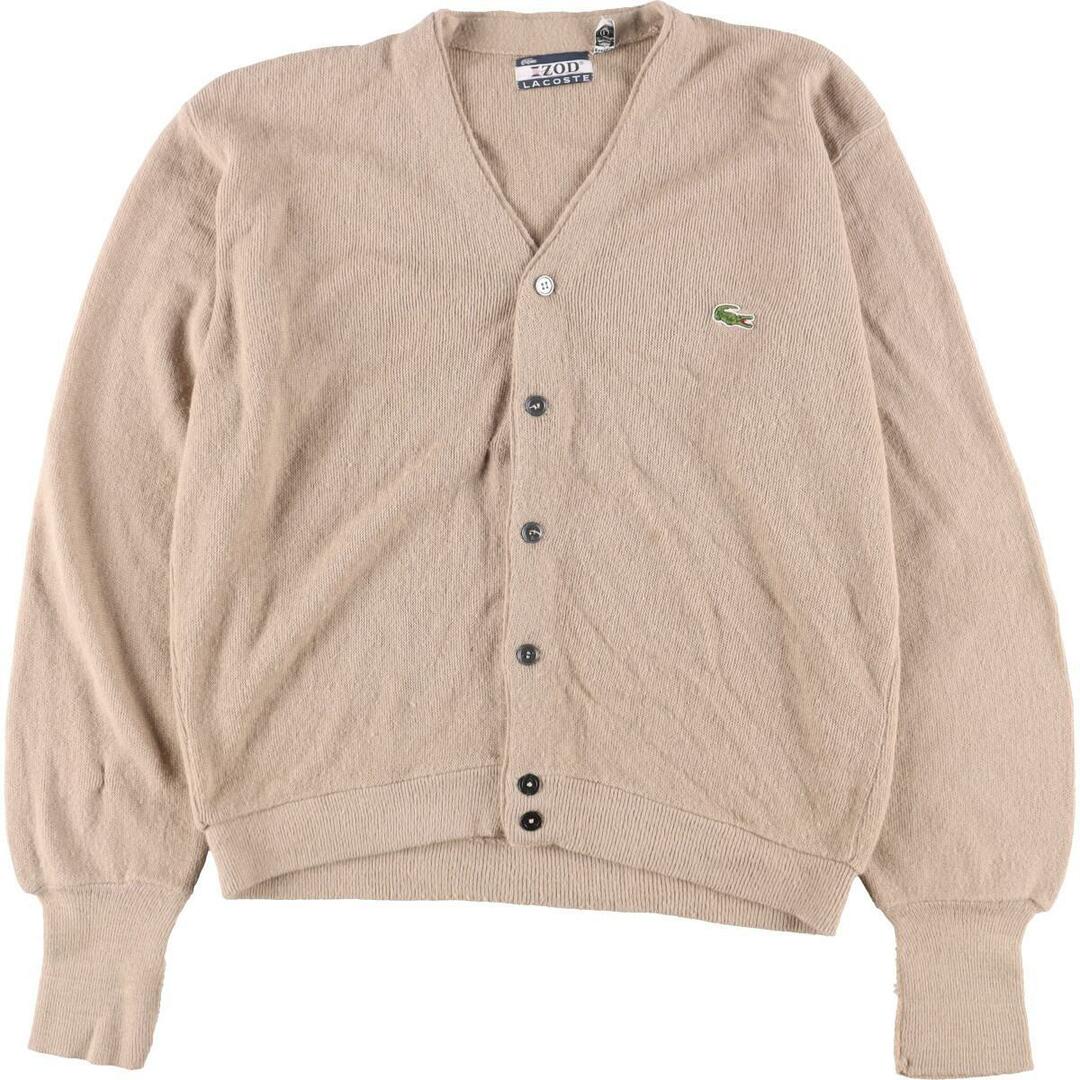 70年代 ラコステ LACOSTE IZOD アクリルニットカーディガン USA製 メンズL ヴィンテージ /eaa318086eaa318086取扱店