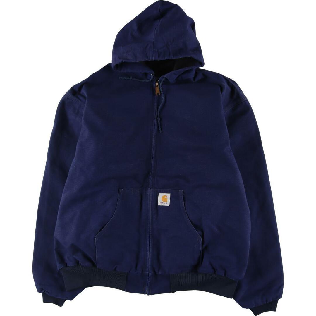 -ランクビックサイズ カーハート Carhartt アクティブジャケット ダック地フルジップパーカー メンズXXXXL /eaa315656