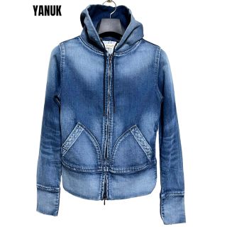 YANUK ヤヌーク デニットパーカー Sサイズ 濃紺 (RIN) ♡美品♡