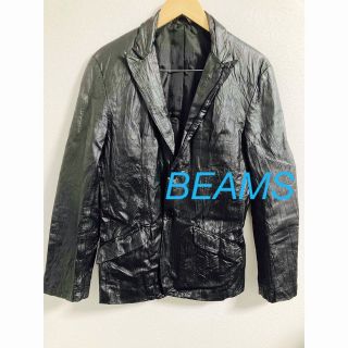 ビームス(BEAMS)のBEAMSビームス シワ加工ジャケット 黒 M シングル ガクト YOSHIKI(テーラードジャケット)