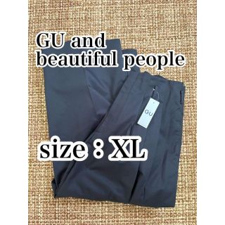 ジーユー(GU)の送料無料　GU beautiful people タックワイドパンツ XL(スラックス)