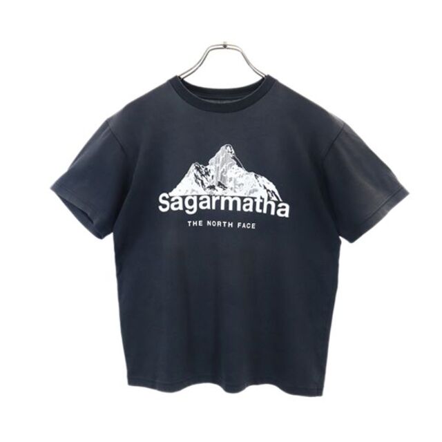 ザノースフェイス NT31551X プリント 半袖 Tシャツ M 黒 THE NORTH FACE Sagarmatha メンズ  220727 メール便可