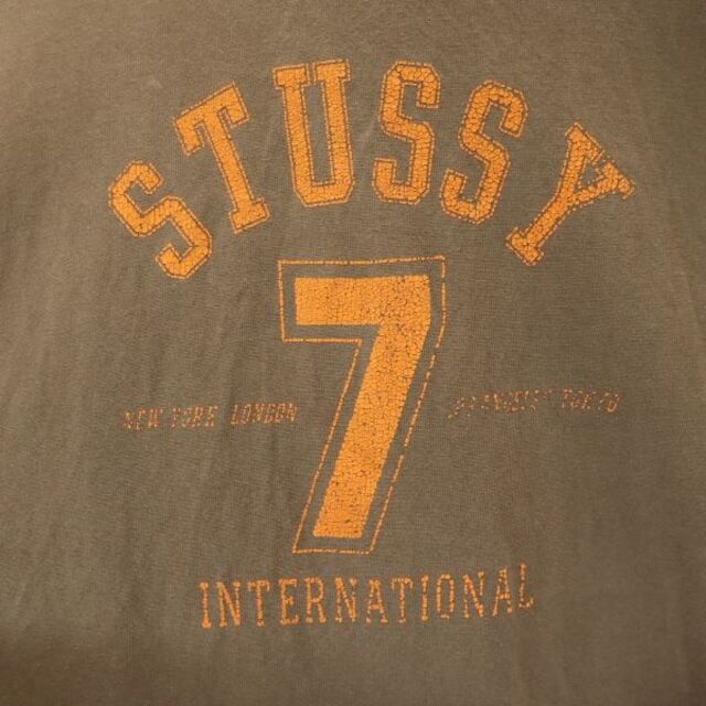 STUSSY - ステューシー 90s USA製 黒タグ バックプリント 半袖 Tシャツ