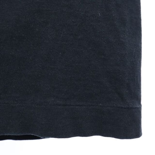 アベイシングエイプ クルーネック プリント 半袖 Tシャツ L 黒 A BATHING APE 日本製 メンズ  220724 メール便可 6