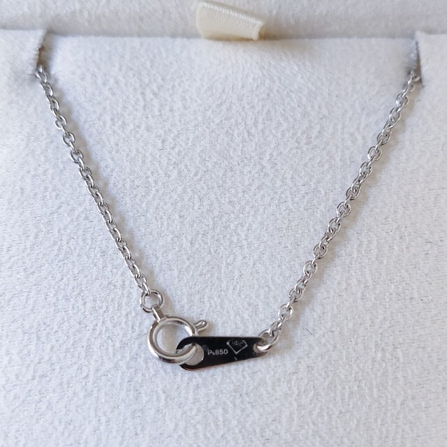 ダイヤモンド Y字 クロス ネックレス Pt900 0.22ct 5.9g-