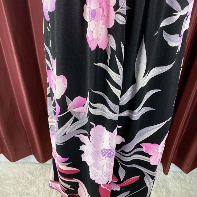 美品】現行LEONARDレオナール キャミワンピース カンカン スパンコール