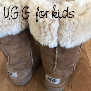 アグ(UGG)のあったかほっこり キッズ UGG 20㎝  LEE VERY (ブーツ)