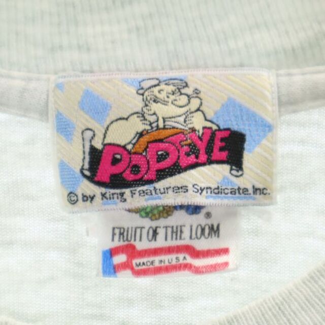 超美品 FLUIT OFF THE LOOM×POPEYE ポパイ Tシャツ