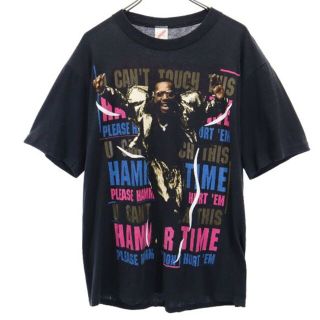 JERZEES - ジャージーズ 80s USA製 MCハマー プリント 半袖 Tシャツ XL ... 80年代 ジャージーズ Jerzees プリントTシャツ USA製 メンズM ヴィンテージ /eaa338091