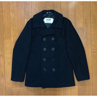 ショット(schott)の40 良品 Schott 753US Pコート タイト スリム ピーコート 濃紺(ピーコート)