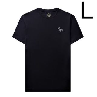 ポロラルフローレン(POLO RALPH LAUREN)のポロラルフローレン　ドッグモチーフ刺繍　ブラック　Lサイズ(Tシャツ/カットソー(半袖/袖なし))