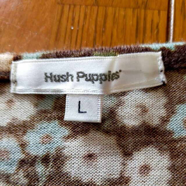 Hush Puppies(ハッシュパピー)のHush Puppies ハッシュパピー　カットソー　Lサイズ レディースのトップス(カットソー(長袖/七分))の商品写真