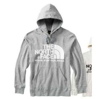 ザノースフェイス(THE NORTH FACE)のLOGO HOODIE ロゴ フーディ S【 ミックスグレー 】(パーカー)