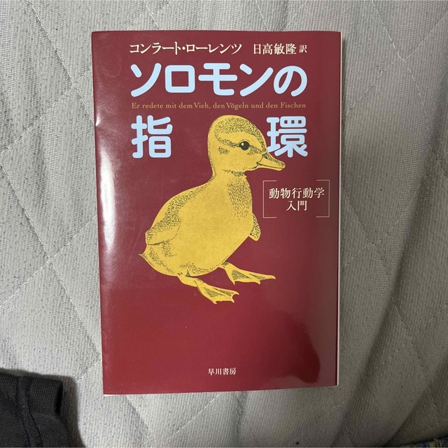 ソロモンの指環 動物行動学入門 エンタメ/ホビーの本(その他)の商品写真