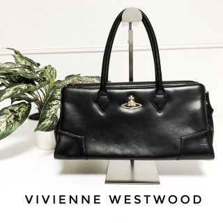 ヴィヴィアンウエストウッド(Vivienne Westwood)のVIVIENNE WESTWOOD ニュープレインハンドバッグ 本革(牛革) (ハンドバッグ)