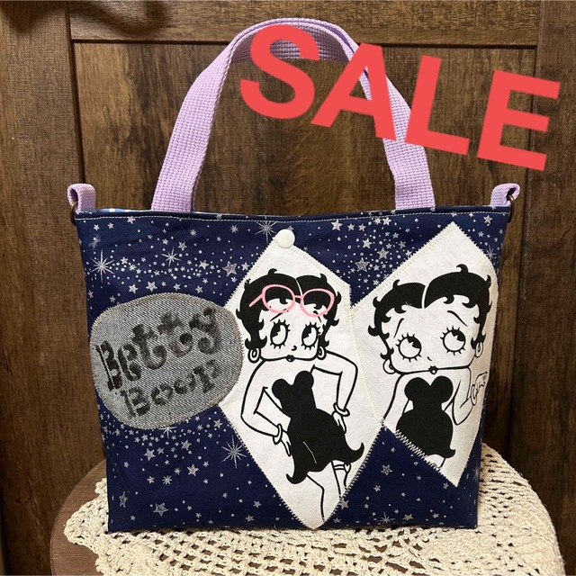 ハンドメイド ベティちゃん バッグ ハンドメイドのファッション小物(バッグ)の商品写真