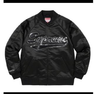 シュプリーム(Supreme)のMitchell&Ness®Sequin Logo Varsity Jacket(スタジャン)