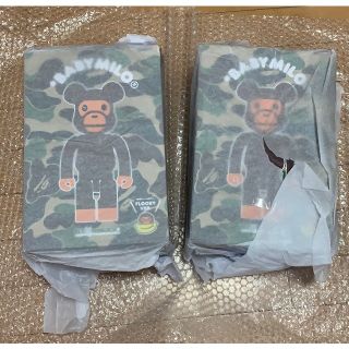 メディコムトイ(MEDICOM TOY)のBAPE BABY MILO(R) Flocky Ver 100％ & 400%(その他)