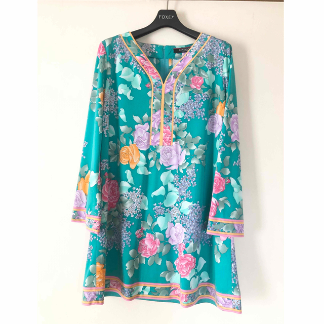 2022新入荷 LEONARD ☆LEONARD☆春色カンカンチュニック☆42