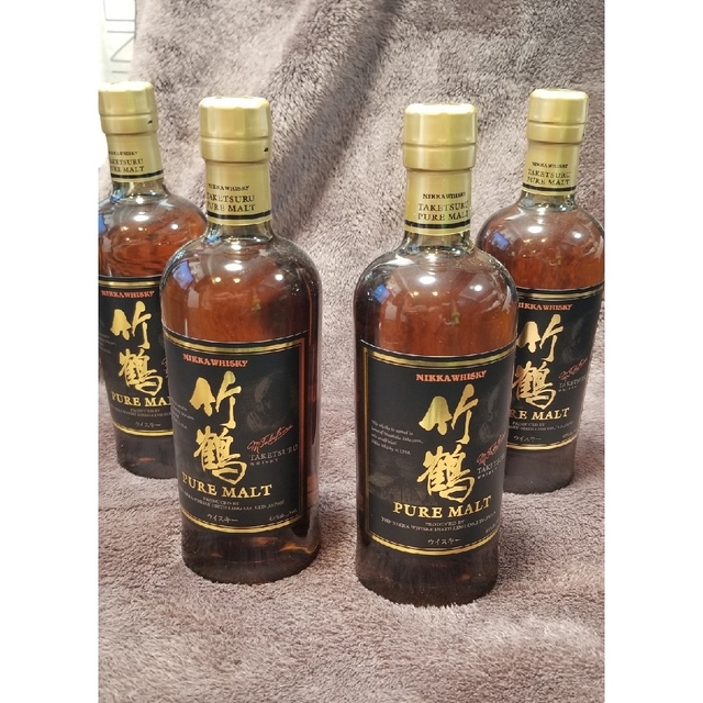 竹鶴ピュアモルト黒ラベル700ml×4本 | distrasa.transvelez.com