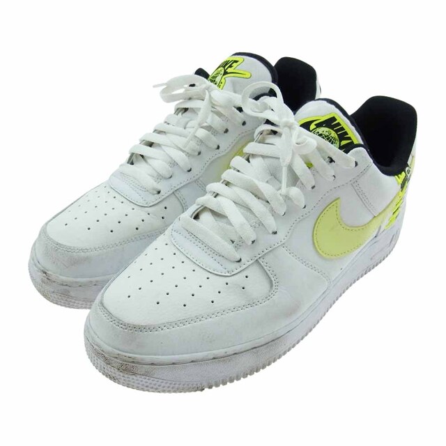 NIKE(ナイキ)のNIKE ナイキ スニーカー CK6924-101 GS Air Force 1 Low Worldwide White Barely Volt GS エアフォース 1 ロー ワールドワイド ベアリー ボルト ローカット スニーカー ホワイト系 27.0cm【中古】 メンズの靴/シューズ(スニーカー)の商品写真