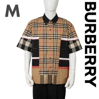 バーバリー(BURBERRY)の新品 Burberry パッチワーク チェック 半袖シャツ(シャツ)