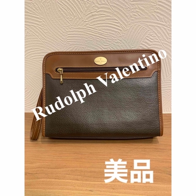 Rudolph Valentino(ルドルフヴァレンチノ)のRudolph Valentino セカンドバッグ　美品 メンズのバッグ(セカンドバッグ/クラッチバッグ)の商品写真