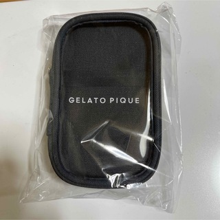 ジェラートピケ(gelato pique)のyuuu様専用　ジェラートピケ  キャリーポーチ　ブラック　黒(ポーチ)