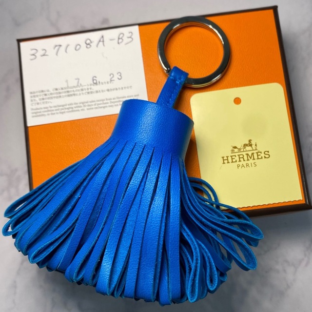 【超美品】HERMES エルメス カルメンチャーム アニョーミロ キーリング付き