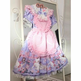 アンジェリックプリティー(Angelic Pretty)の飴様専用♡Heart ギンガムエプロン(その他)