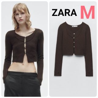 ZARA - 完売品!【タグ付き新品未使用】ZARA ザラ ボタン付きウール混 ...