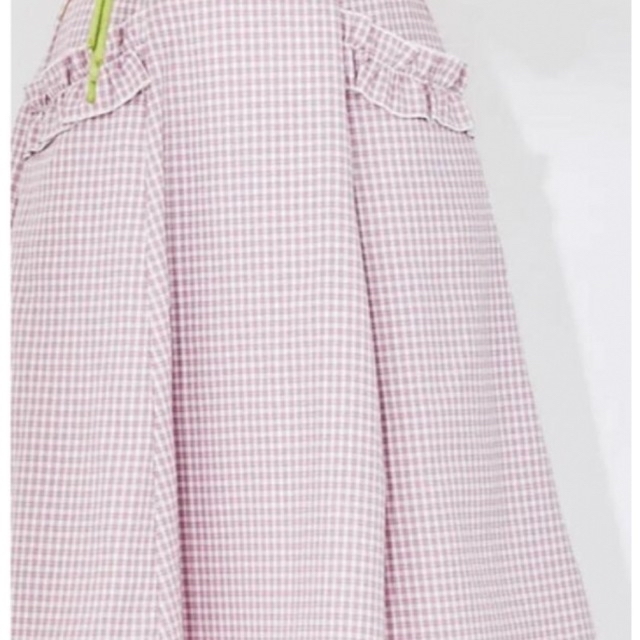 titty&co(ティティアンドコー)の新品タグ付き♡titty&co.ギンガムフリルポケットスカート レディースのスカート(ひざ丈スカート)の商品写真