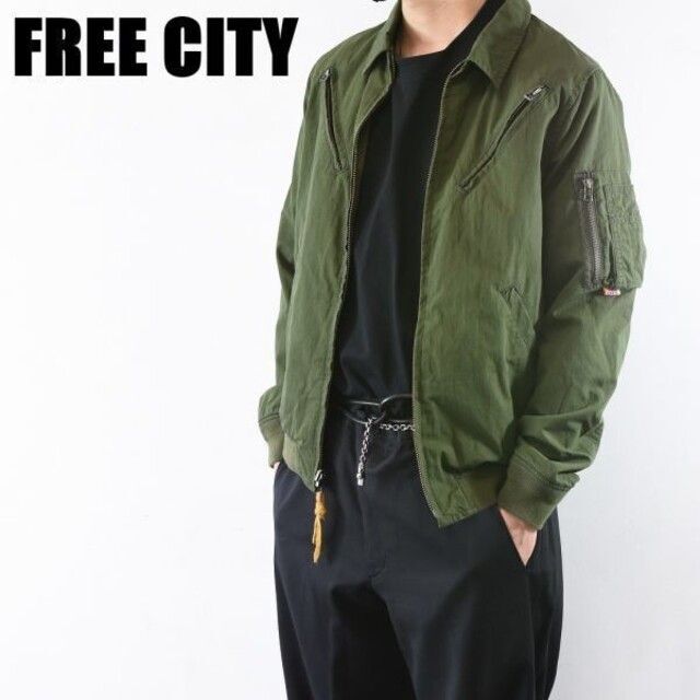 50着丈MN AG0002 新品タグ付き 美品 FREE CITY フリーシティー