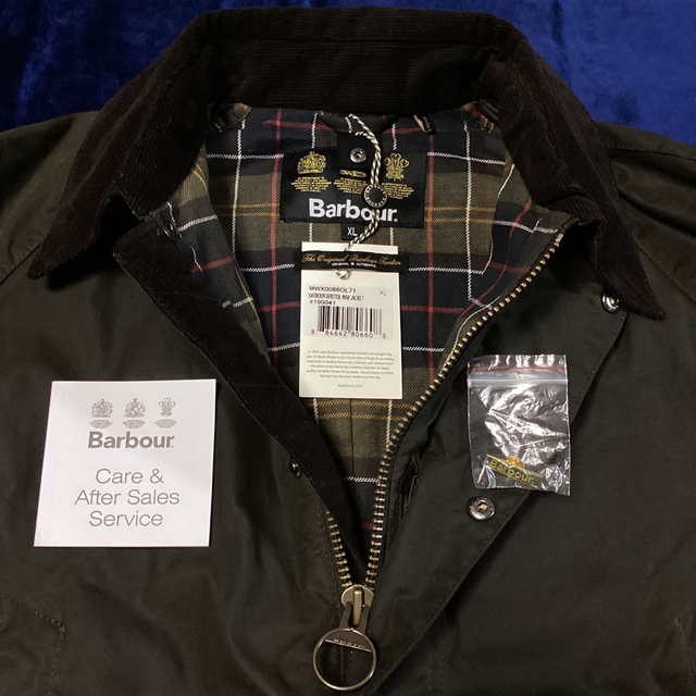 新品＊Barbour(バブアー)Bristol＊オリーブ＊XL＊MWX0086