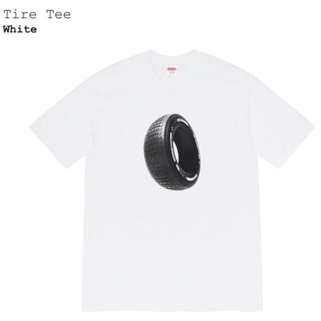 Supreme Tire Tシャツ　キムタク　私物　ホワイト 1