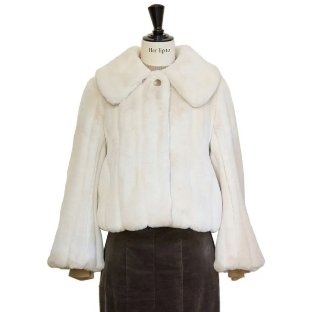 Her lip to - Herlipto Winter Love Faux Fur Coat ベージュの通販 by