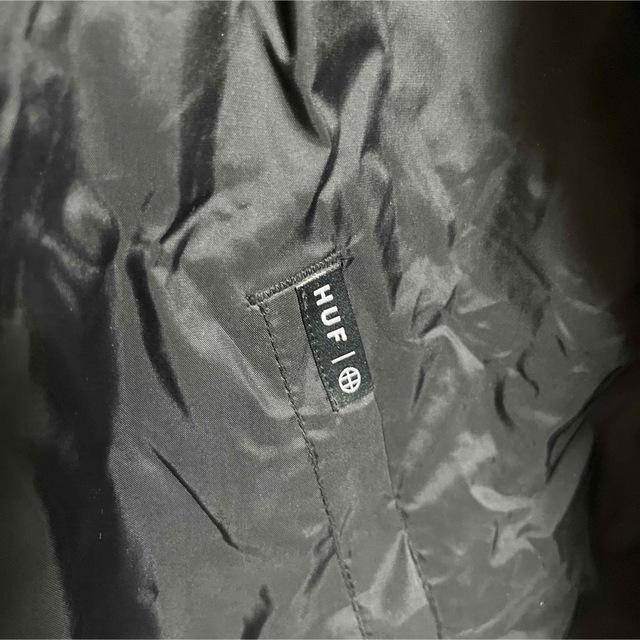 HUF(ハフ)のジャケット　黒色系 メンズのジャケット/アウター(ナイロンジャケット)の商品写真