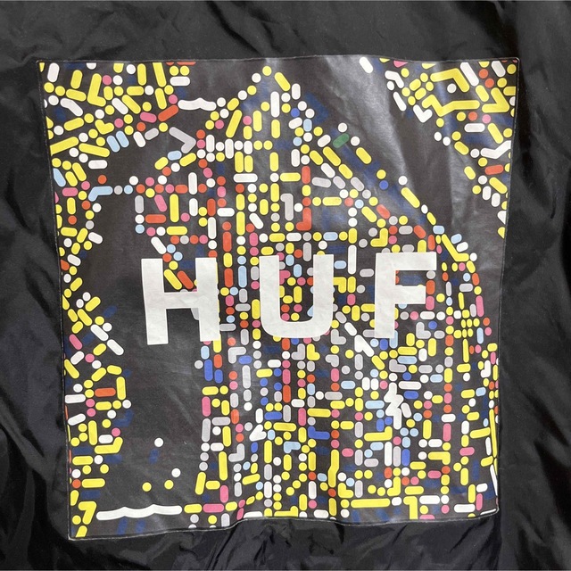 HUF(ハフ)のジャケット　黒色系 メンズのジャケット/アウター(ナイロンジャケット)の商品写真