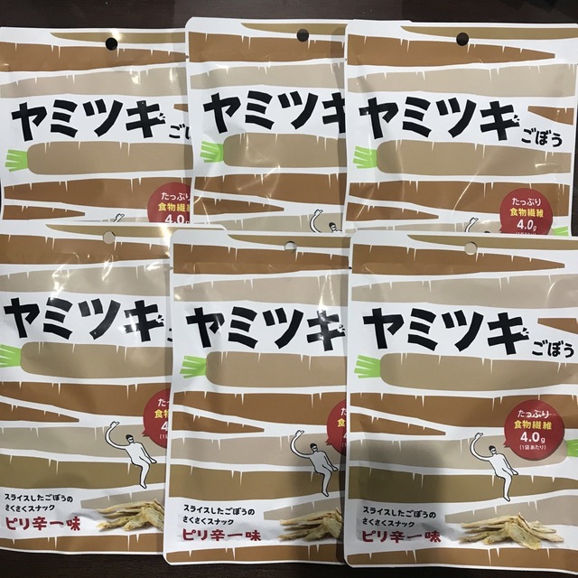 ヤミツキごぼう スライスしたごぼうのさくさくスナック ピリ辛一味 6袋 ...