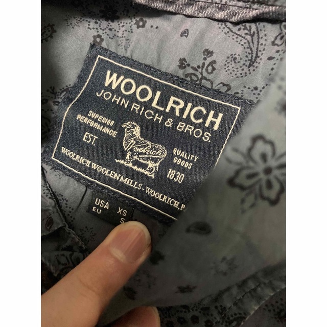 WOOLRICH(ウールリッチ)のウールリッチ WOOLRICH ペイズリー シャツ XS メンズのトップス(シャツ)の商品写真